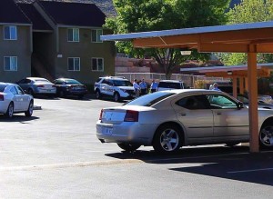 St. George Police are investigating an alleged aggravated robbery that occurred at Black Hills Apartments, 454 N. Valley View Drive, St. George, Utah, April 12, 2016 | Photo by Mike Cole, St. George News