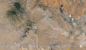 Map shows location of the Apex Mine where a man was believed missing Saturday | Image courtesy of Google Maps