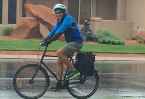 Dennis Green on a side street in Ivins, near Snow Canyon Parkway. April 25, 2016 | Photo courtesy of Dennis Green, St. George News