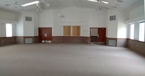 Interior view of the Steed Sunday School building, which will soon be converted into a Washington County branch library, Hildale, Utah, date unspecified | Photo courtesy of Joel Tucker, St. George News