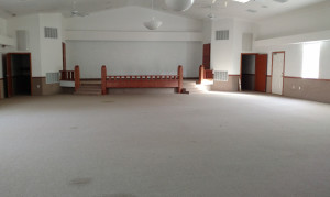 Interior view of the Steed Sunday School building, which will soon be converted into a Washington County branch library, Hildale, Utah, date unspecified | Photo courtesy of Joel Tucker, St. George News