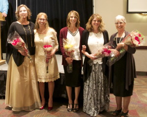 Hope Pregnancy Care Centers past and present directors (l-r) Jessica Blevins, Tracie Tice, Shannon Gerber, Tami Campbell, Merry Jo Cook. St. George, Utah, April 9, 2016, | Photo by Rhonda Tommer, St. George News.