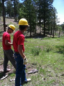 Youth participants in the Conservation Corps., Date and location not given | Photo courtesy of Conservation Corps, St. George News