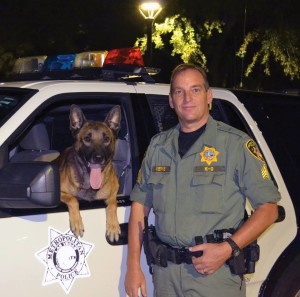 Las Vegas Police Sgt. Eric Kerns and his K-9 counterpart, Nicky, a Belgian Malinois, who was shot and killed in the line of duty in Las Vegas on March 31, 2016, photo location and date unspecified | Photo courtesy of Las Vegas Metropolitan Police Department, St. George News