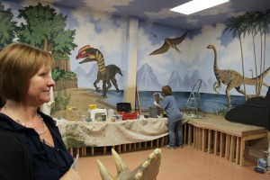 The new dinosaur exhibit room currently being built at the St. George Children's Museum, St. George, Utah, April 27, 2016 | Photo by Mori Kessler, St. George News