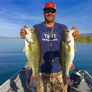 Personnel with the Utah Division of Wildlife Services at Sand Hollow reservoir, with the aid of local anglers, collect largemouth bass and other fish for relocation to Gunlock reservoir which been been devoid of fish until recently. Gunlock was chemically treatment last August to kill off smallmouth bass which are seen as a threat to endangered species in the Virgin River system, Sand Hollow State Park, Hurricane, Utah, April 21, 2016 | Photo by Mori Kessler, St. George News