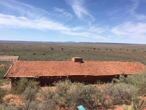 Views from the Ridge Trail looking southwest toward Mt. Trumbull in the distance. In the 1800s grass grew to stirrup height across the land. Pipe Spring National Monument, Arizona, April 24, 2016 | Photo by Hollie Reina, St. George News