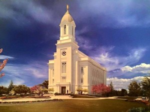 Rendering of Cedar City Latter-day Saint Temple, Cedar City, Utah | Photo courtesy of LDS public affairs, St. George/Cedar City News