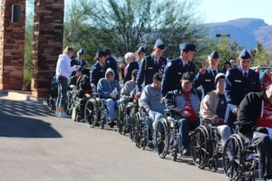 Junior ROTC cadets participate in the 2nd annual Veterans Day 5K and Fun Run, Ivins, Utah, Nov. 7, 2015 | Photo courtesy of Col. Glenn Whicker, St. George News