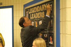 Gov. Gary Herbert visited LaVerkin Elementary after the students issued a reading challenge to Herbert and numerous other celebrities and public figures. LaVerkin, Utah, May 12, 2016 | Photo by Don Gilman, St. George News