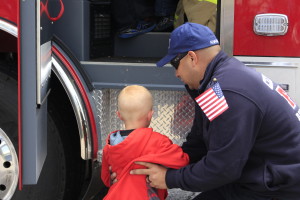 Cedar City Firefighters interacted with the kids in the community all day Saturday during the first-ever Public Safety Appreciation Day created to recognize and thank first responders. Cedar City, Utah May 6. 2016 | Photos taken by Cedar City News Reporter Tracie Sullivan St. George/Cedar City News