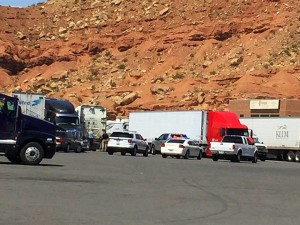 A man was arrested after making a false police report claiming he was robbed by four suspects at Pilot Travel Center located at 2841 S. 60 East, St. George, Utah, May 4, 2016 | Photo by Kimberly Scott, St. George News