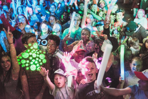 Kids enjoy the youth dance party hosted by DJ Spinz at George Streetfest, St. George, Utah, date not specified | Photo by Nick Adams, courtesy of Emceesquare Media Inc., St. George News