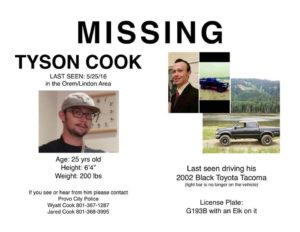 Tyson Cook flyer