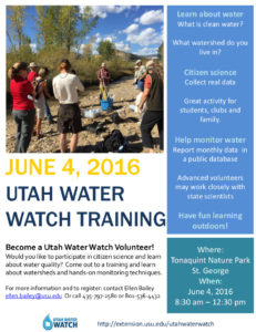 Utah Water Watch Flyer - St. George