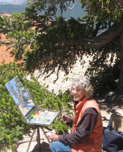 Valerie Orlemann received funds for an easel to facilitate her outdoor painting, Date and location not given, | Photo courtesy of Valerie Orlemann, St. George News 