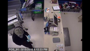 Police released a photo of a male suspect who allegedly entered the Bloomington Wal-Mart and demanded money from employees before fleeing the store, St. George, Utah, May 15, 2016 | Photo courtesy of St. George Police Department, St. George News