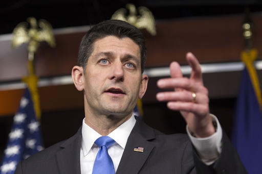 House Speaker Paul Ryan of Wis. speaks with reporters on Capitol Hill in Washington, Thursday, following his meeting with Republican presidential candidate Donald Trump, Washington, D.C., May 12, 2016 | AP Photo/Cliff Owen, St. George News