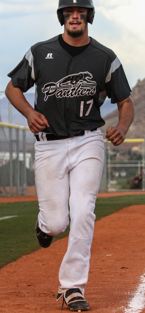 Pine View's Dakota Donovan (17), Pine View vs. Juab, Baseball, St. George, Utah, May 14, 2016, | Photo by Kevin Luthy, St. George News