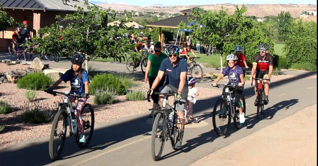 At the “Bike with Pike” cycling event sponsored by the City of St. George in observance of National Bike Month, St. George, Utah, May 16, 2016 | Photo by Mori Kessler, St. George News