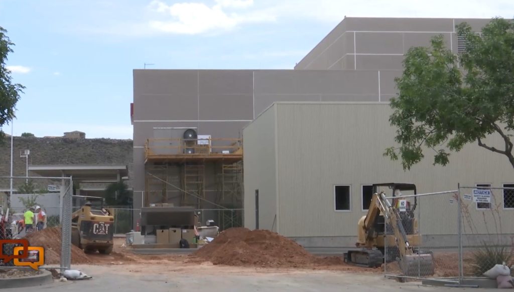 Construction work at Dixie Regional Medical Center's River Road campus, preparing the way for a $300 million expansion, St. George, Utah, May 17, 2016 | Photo by Sheldon Demke, St. George News