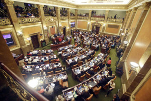 In this file photo, the Utah House of Representatives debate on the floor in Salt Lake City. A first-in-the-country requirement that women receive anesthesia before abortions after 20 weeks of pregnancy is one of about 350 new Utah laws that take effect Tuesday, May 10, 2016. Salt Lake City, Utah, March 10, 2016 | Photo by Rick Bowmer (AP), St. George News)
