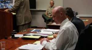 Grant Louis Biedermann is on trial for alleging firing a 40 caliber assault rifle on Sheriff deputies and injuring Deputy Kellen Hudson in 2013, Cedar City, Utah, June 14, 2016 | Photo taken by Mike Kohl, St. George/Cedar City News