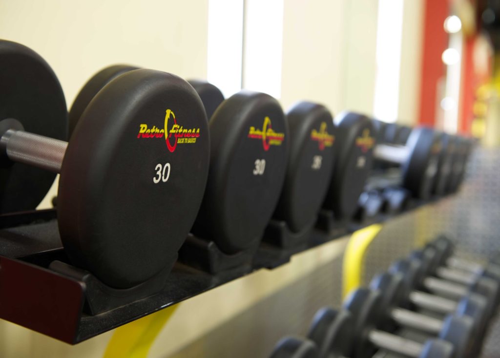 Dumbbells at Retro Fitness, Cedar City, Utah | Photo courtesy of Retro Fitness, Cedar City News / St. George News