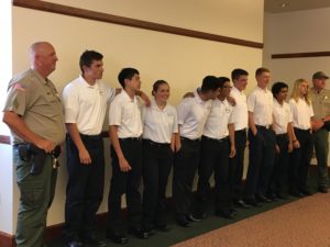 Graduates of the Iron County Sheriff's Junior Deputy Academy recently graduated after three weeks of intense training, Cedar City, Utah, June 24, 2016 | Photo by Tracie Sullivan, St. George News