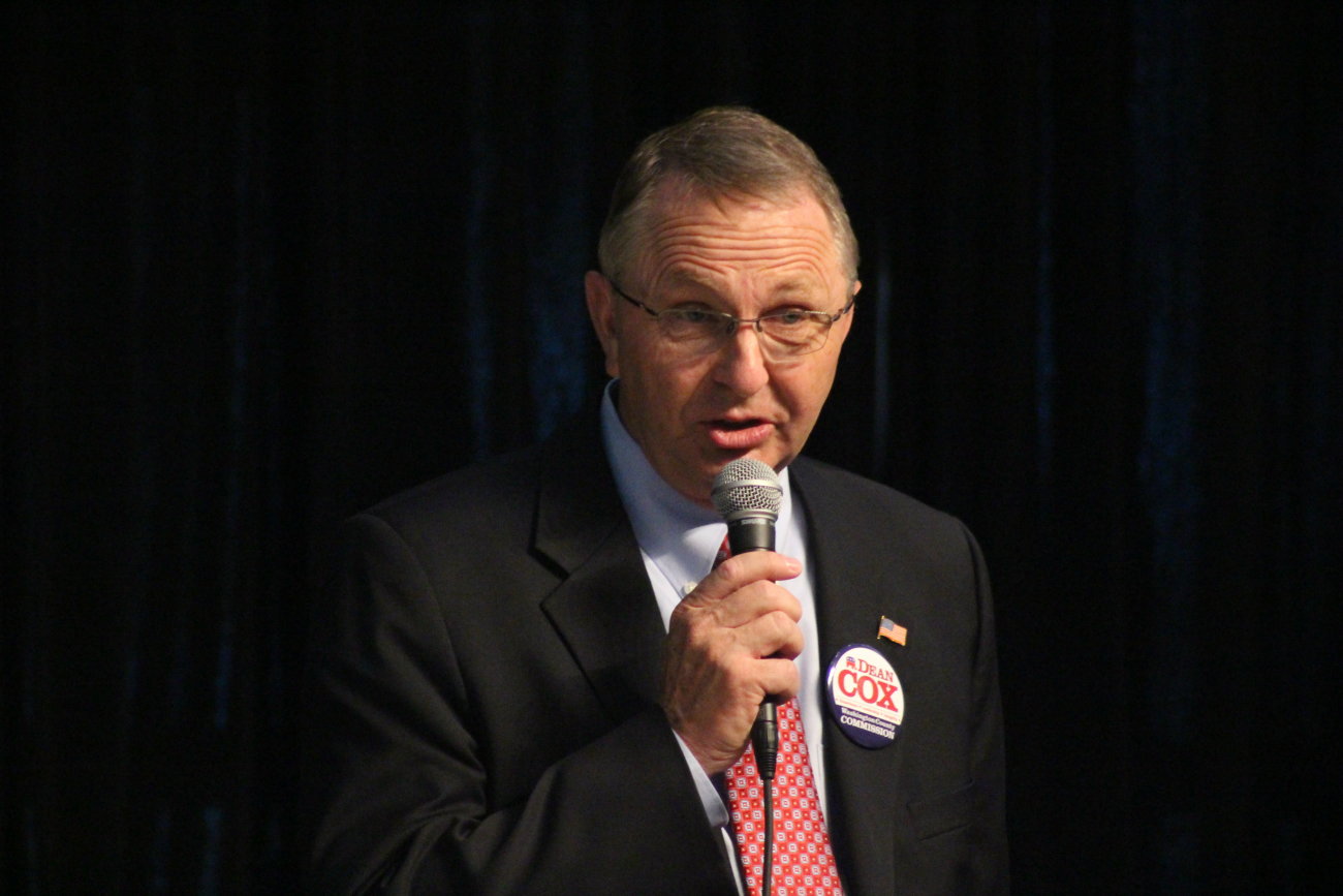 Washington County Commission candidate Dean Cox at the at a debate with opponent Gil Almquist hosted by the St. George Area Chamber of Commerce, St. George, Utah, June 15, 2016 | Photo by Mori Kessler, St. George News