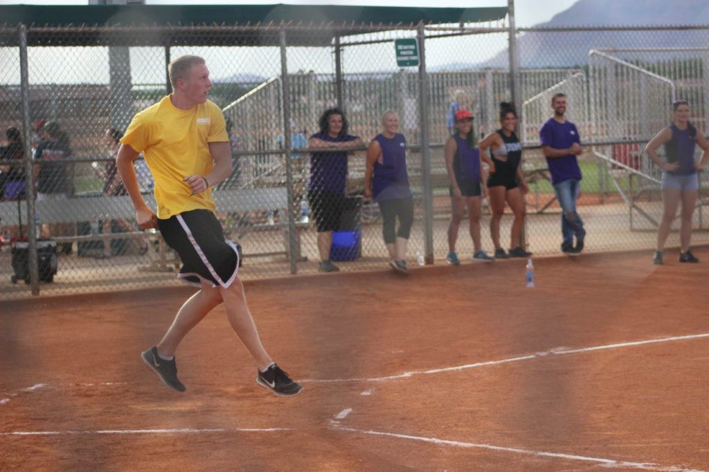 Kickball With Cops event hosted by the Santa Clara-Ivins Police Department, Santa Clara, Utah, June 10, 2016 | Photo by Mori Kessler, St. George News