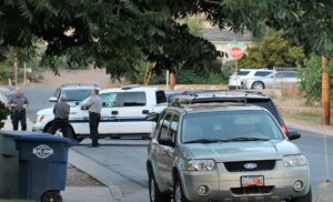 Male suspect was arrested after pursuit with officers where shots were fired in the area of E. 70 North and N. 60 East in La Verkin, Utah, July 6, 2016 | Photo by Cody Blowers, St. George News