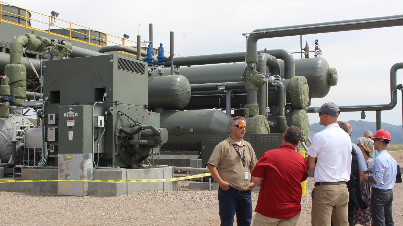 The Veyo Heat Recovery Project. The $22.3 million facility produces 7.8 megawatts of electrical power converted from waste heat taken from a natural gas compression facility, Veyo, Utah, June 28, 2016 | Photo by Mori Kessler, St. George News