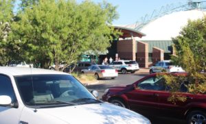 The pool remained open while investigators respond after alleged sexual assault was reported at Sand Hollow Aquatic Center after an allegedl sexual assault Thursday evening, St. George, Utah, July 14, 2016 | Photo by Cody Blowers, St. George News