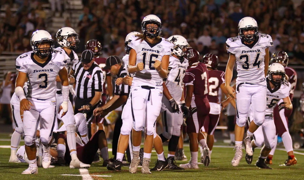 Desert Hills vs. Jordan, Football, Sandy, UT, Aug. 19, 2016, | Photo by Robert Hoppie, ASPpix.com, St. George News