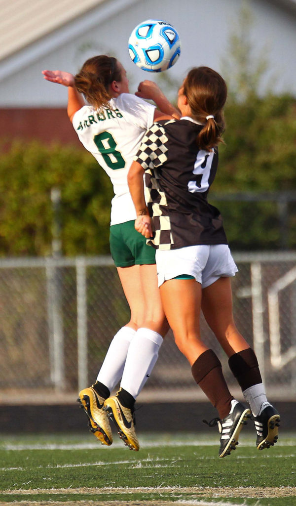 Snow Canyon's Megan Weston (8), Snow Canyon vs. Davis, Girls Soccer, Aug. 10, 2016, | Photo by Robert Hoppie, ASPpix.com, St. George News