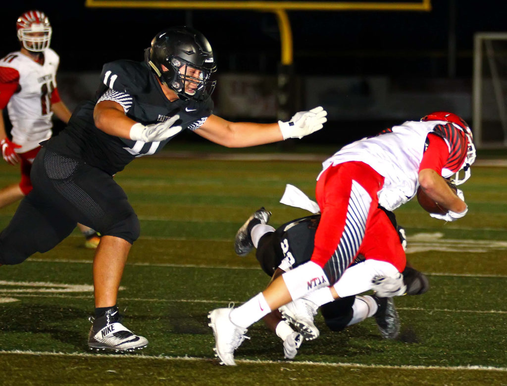 Pine View's Christian Reis (11), Pine View vs. Uintah, Football, St. George, Utah, Aug. 26, 2016, | Photo by Robert Hoppie, ASPpix.com, St. George News