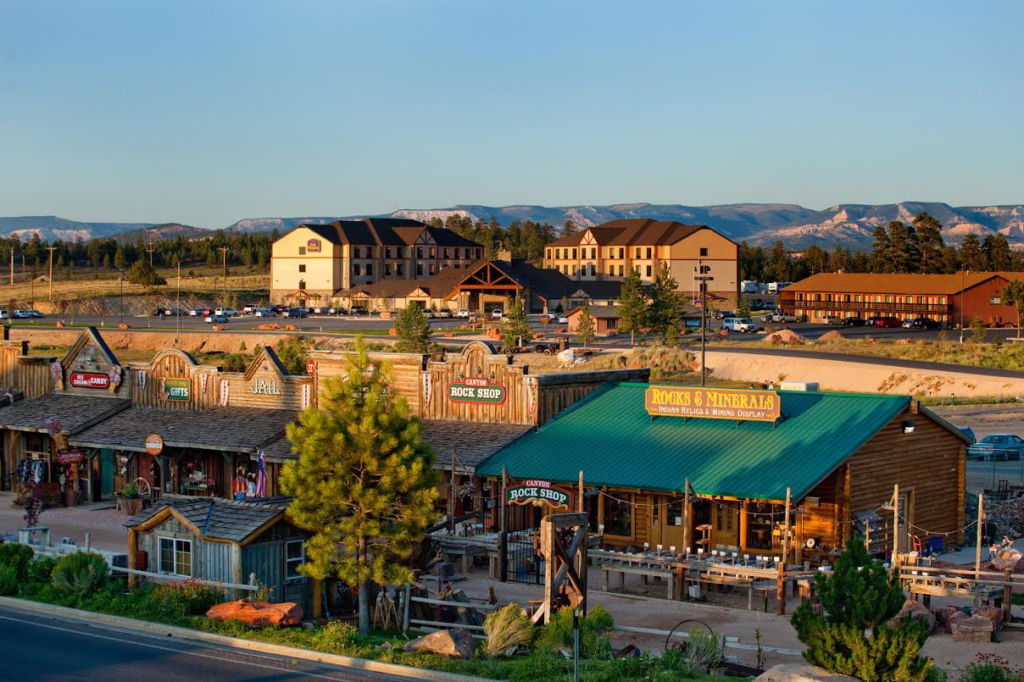 Old Bryce Town, Bryce Canyon City, Utah, date not specified | Photo courtesy of Ruby's Inn, St. George/Cedar City News