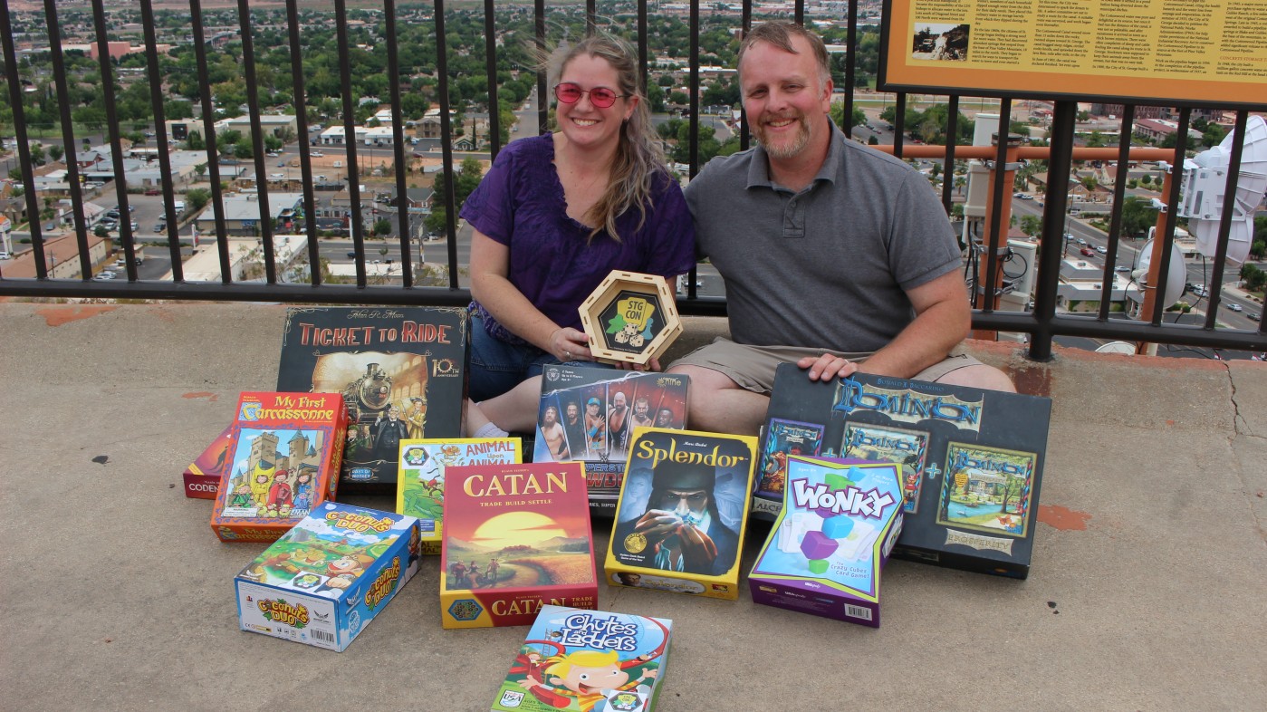 Alex and Shaea Bernard, founders of the St. George Board Game Convention, St. George, Utah, Circa August 2015 | Photo courtesy of the St. George Board Game Convention, St. George News 