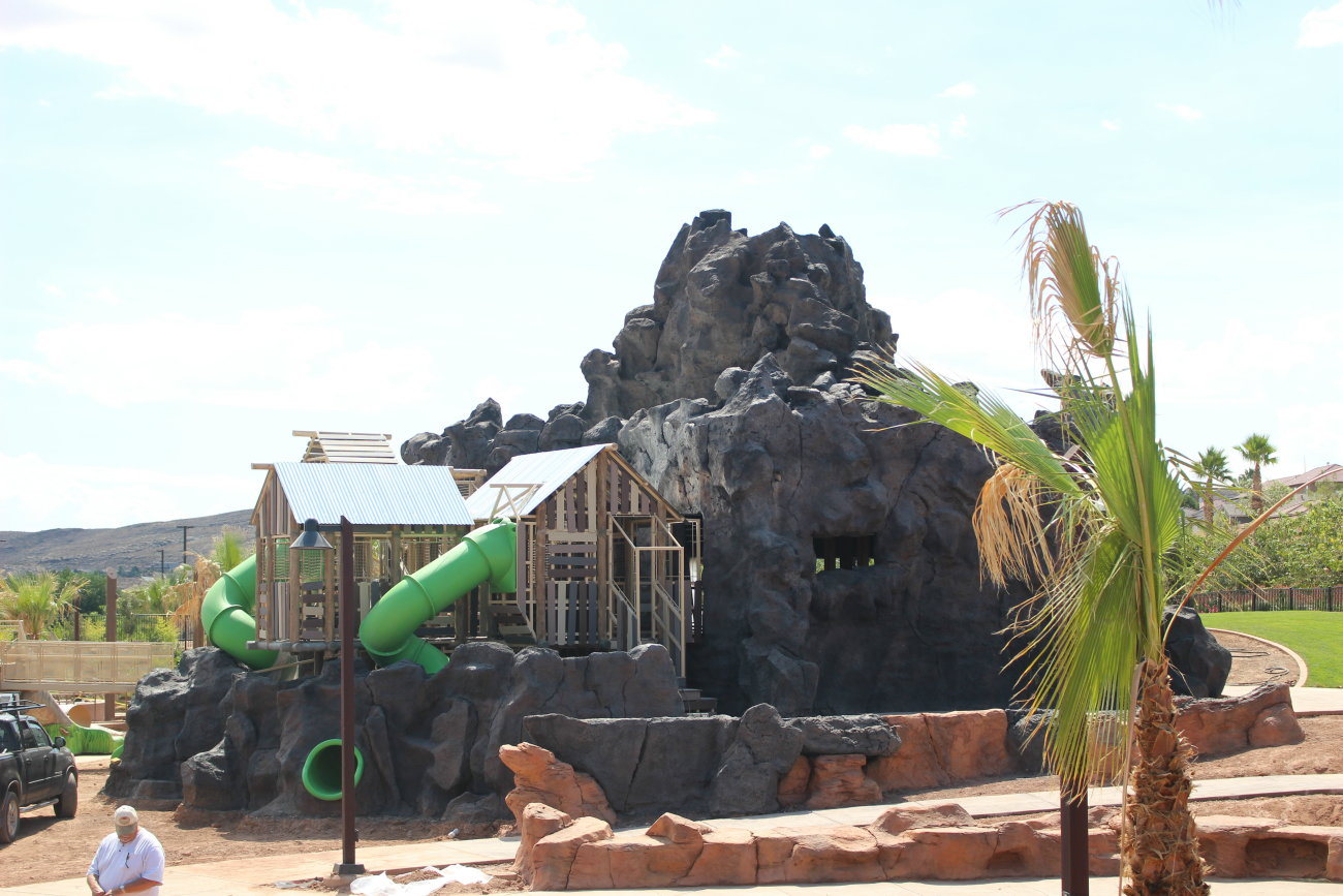 At the All Abilities Park in St. George. Work on the park is set to finished by around mid-September 2016, St. George, Utah, Aug. 17, 2016 | Photo ny Mori Kessler, St. George News