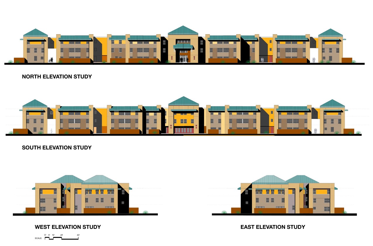 A rendering of what the exterior of the RIverWalk Village | Image courtesy of GEN Architecture, St. George News