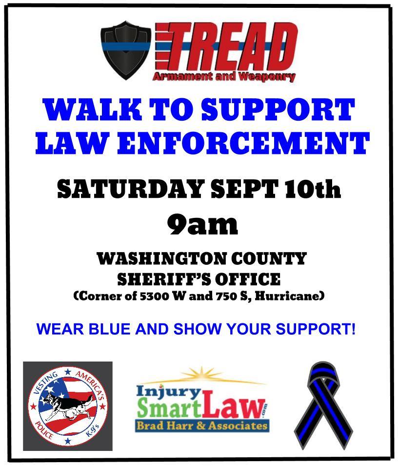 walk to support local law enforcement