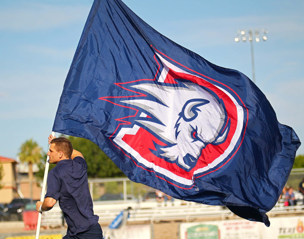 Dixie State University vs. South Dakota State School of Mines & Technology, Football, Grantsville, Utah, Sept. 10, 2016, | Photo by Robert Hoppie, ASPpix.com, St. George News