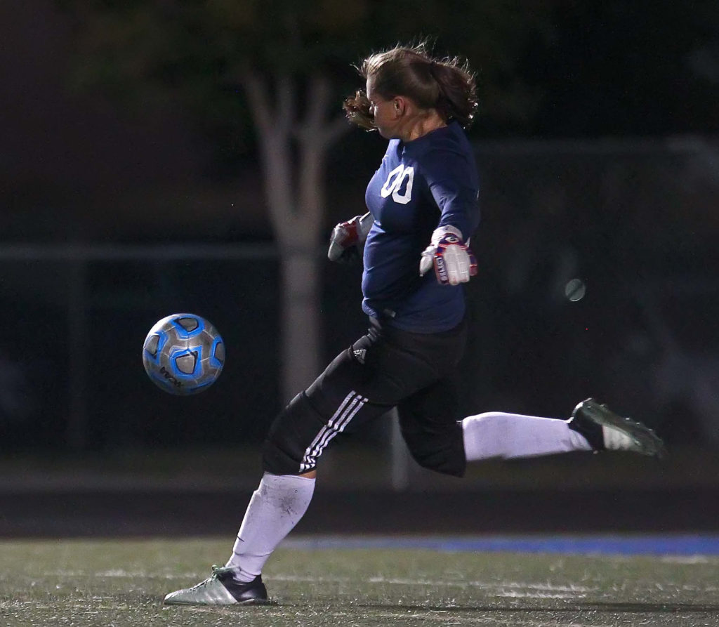 Snow Canyon's Megan Rodgers (00), file photo from Snow Canyon vs. Cedar, Soccer, St. George, Utah, Sept. 13, 2016, | Photo by Robert Hoppie, ASPpix.com, St. George News