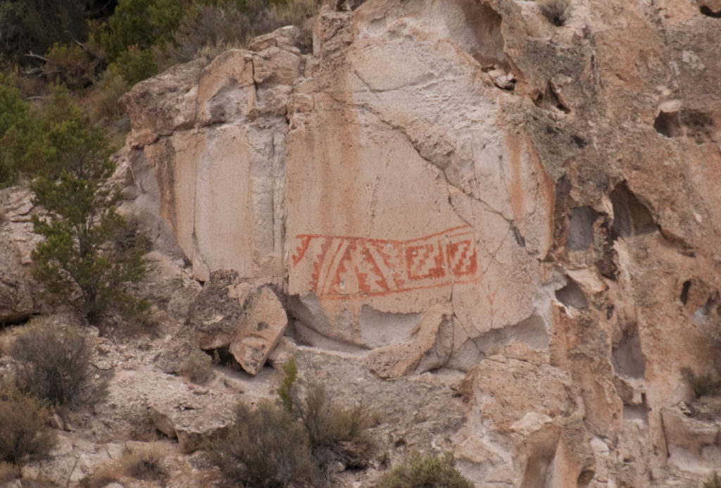 Indian Blanket pictograph, Fremont Indian State Park and Museum, August 2016 | Photo by Jim Lillywhite, St. George News