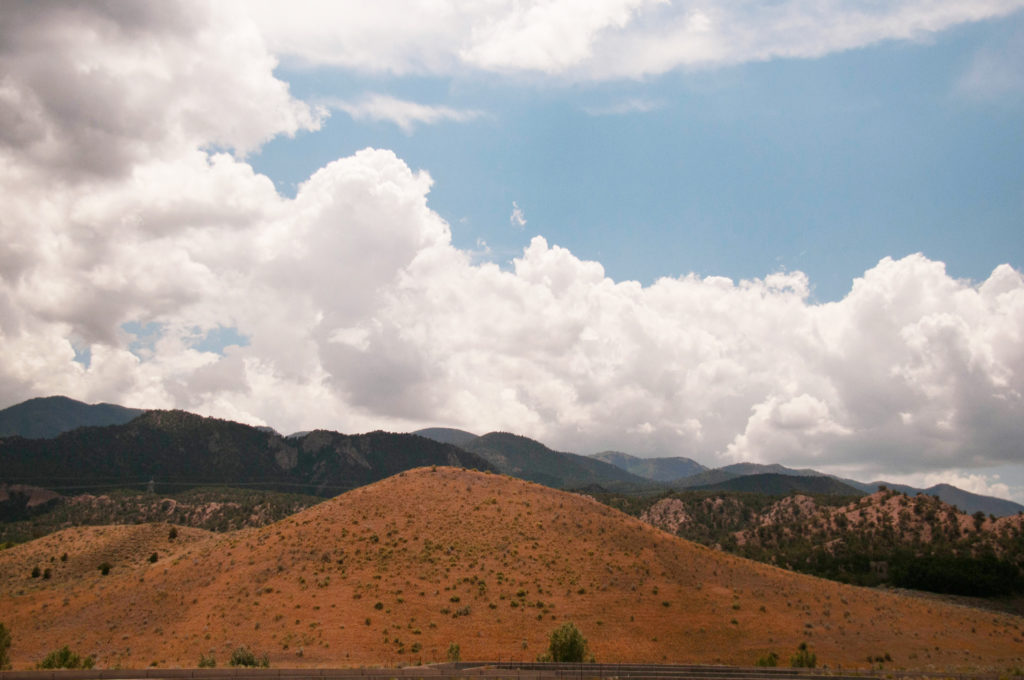 Five Finger Ridge viewed from Fremont Indian State Park and Museum, August 2016 | Photo by Jim Lillywhite, St. George News