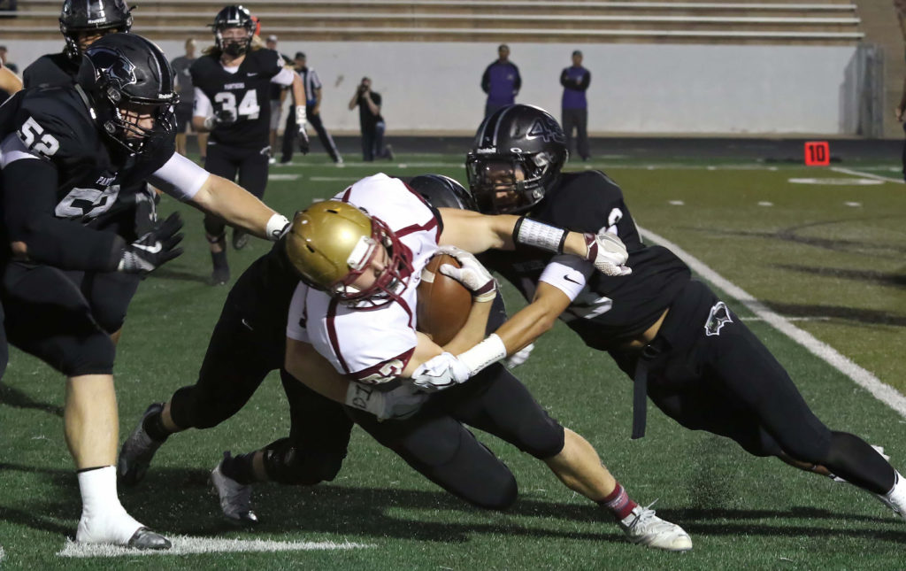 Cedar's Trent Maurer (32), Pine View vs. Cedar, Football, St. George, Utah, Oct. 21, 2016, | Photo by Kevin Luthy, St. George News