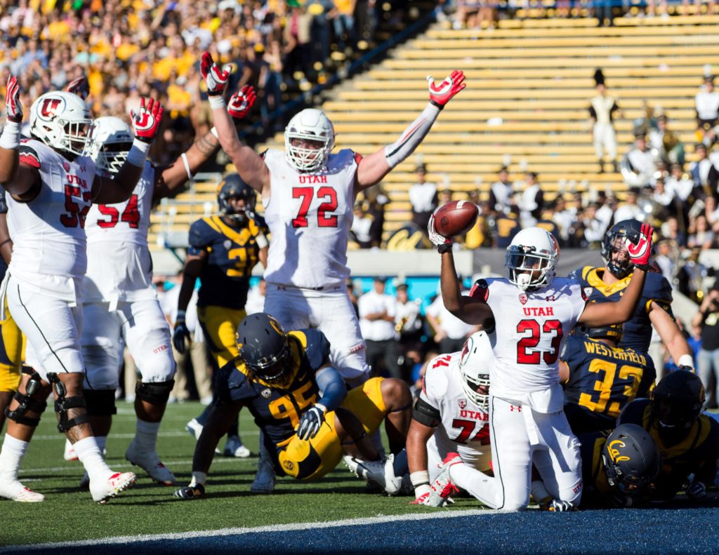 Utah at Cal, Berkeley, Calif., Oct. 1, 2016 | Photo courtesy Utah Athletics