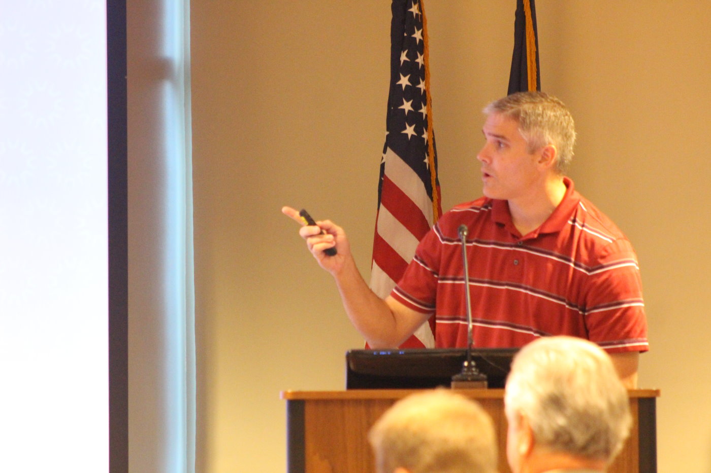 St. George Public Works Director Cameron Cutler breaks down the road projects that could benefit from funding provided by Proposition 1 if passed by the voters this November, St. George, Utah, Sep. 30, 2016 | Photo by Mori Kessler, St. George News