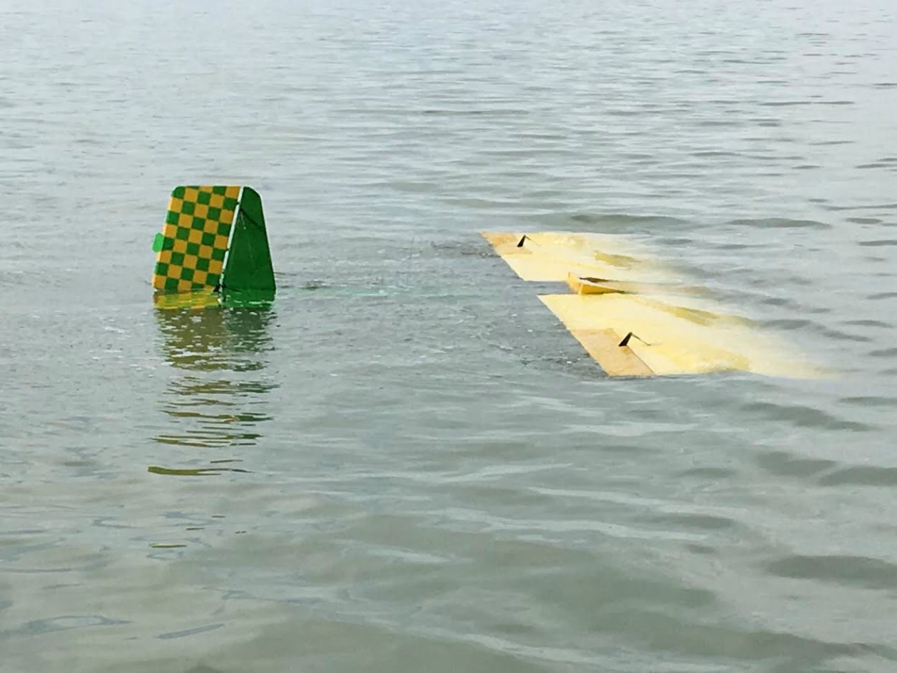 Mechanical failure forced the pilot of a single-engine plane to land in the waters of the Great Salt Lake. The pilot was able to radio for before the watery landing occurred and was soonafter rescued by a the crew of a shrimp boat that recieved the distress call, Great Salt Lake, Utah, Oct. 13, 2016 | Photo courtues of Utah State Parks and Recreation, St. George News